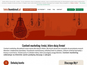 Content marketing - teksty na stronę internetową